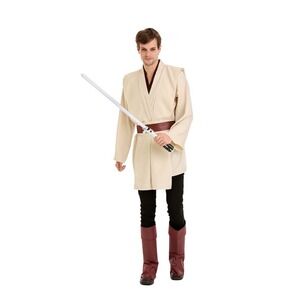 Force‎ Master Costume Adult Halloween Cosplay Star Wars Jedi Robe Belt XL
